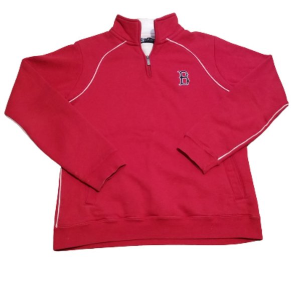 Gear For Sports Jackets & Coats Gear For Sports Boston Red Sox Quarter Zip Mens Small S Red